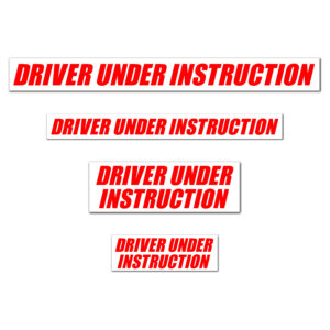 DRIVER UNDER INSTRUCTION
