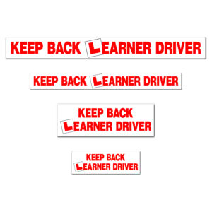 KEEP BACK LEARNER DRIVER