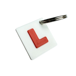 L – Plates (Red) - KEYRING