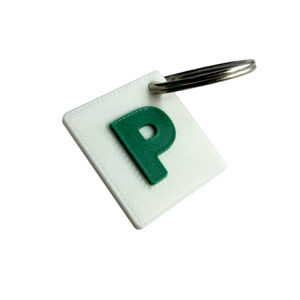 P – Plates (Green) - KEYRING