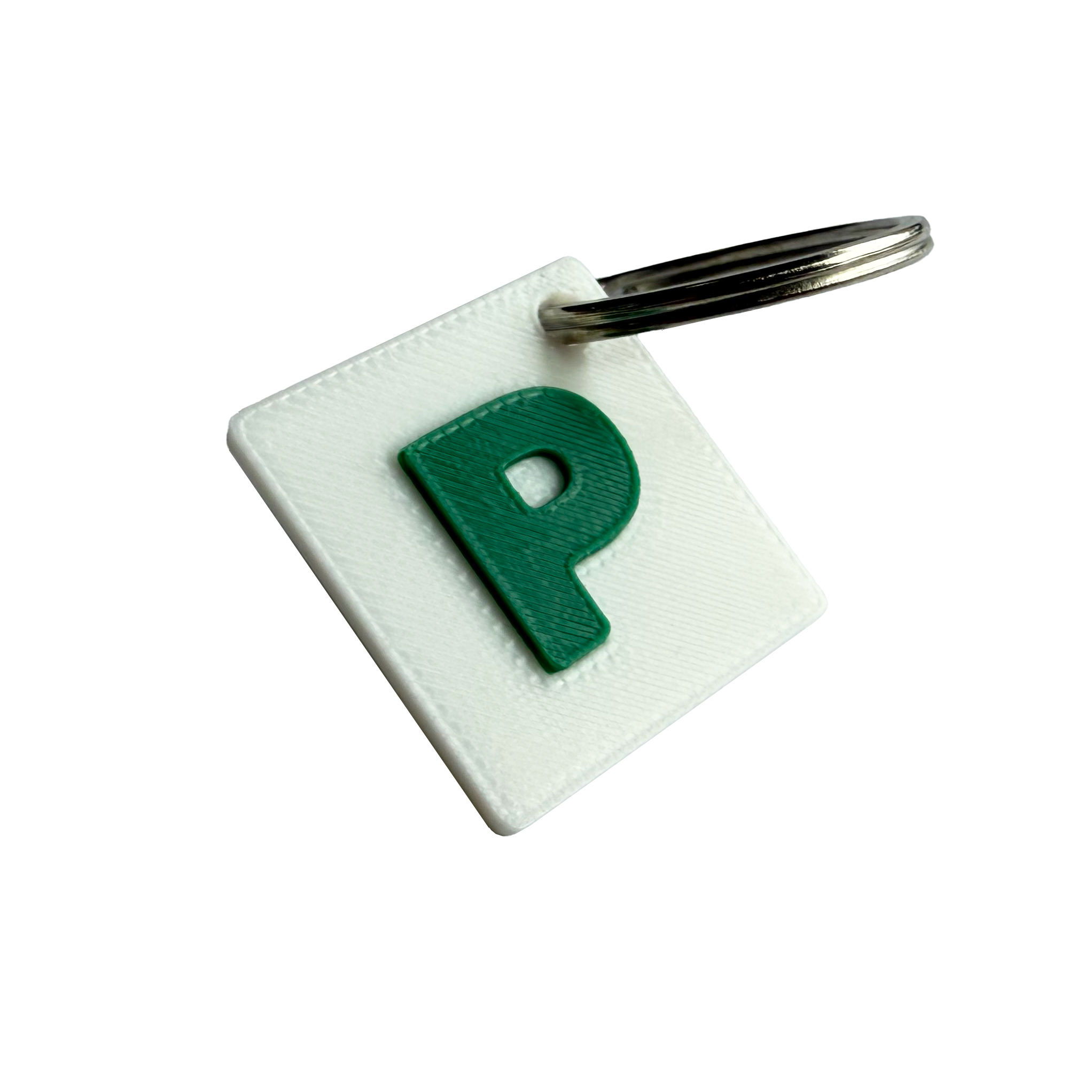 P – Plates (Green) - KEYRING