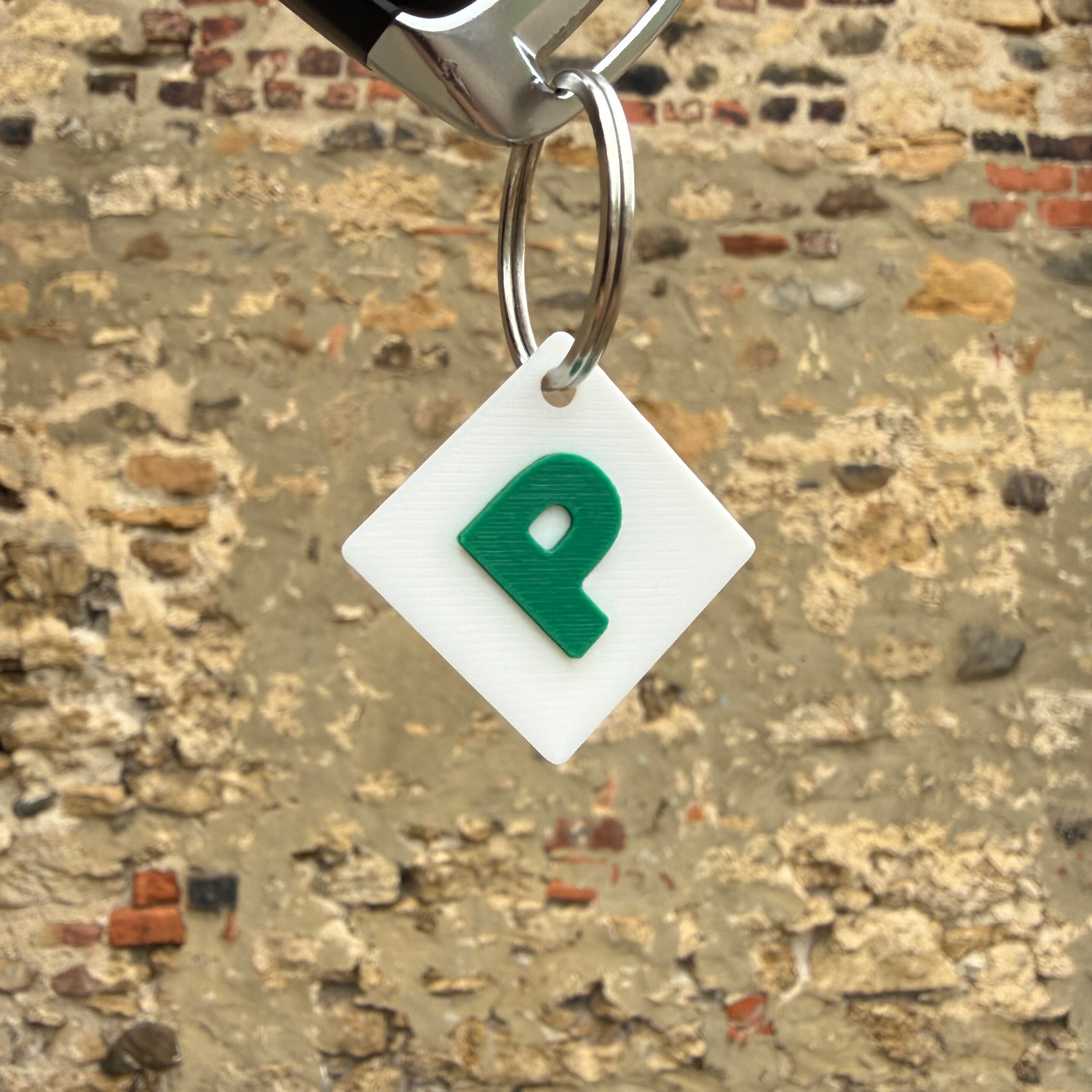 P – Plates (Green) - KEYRING